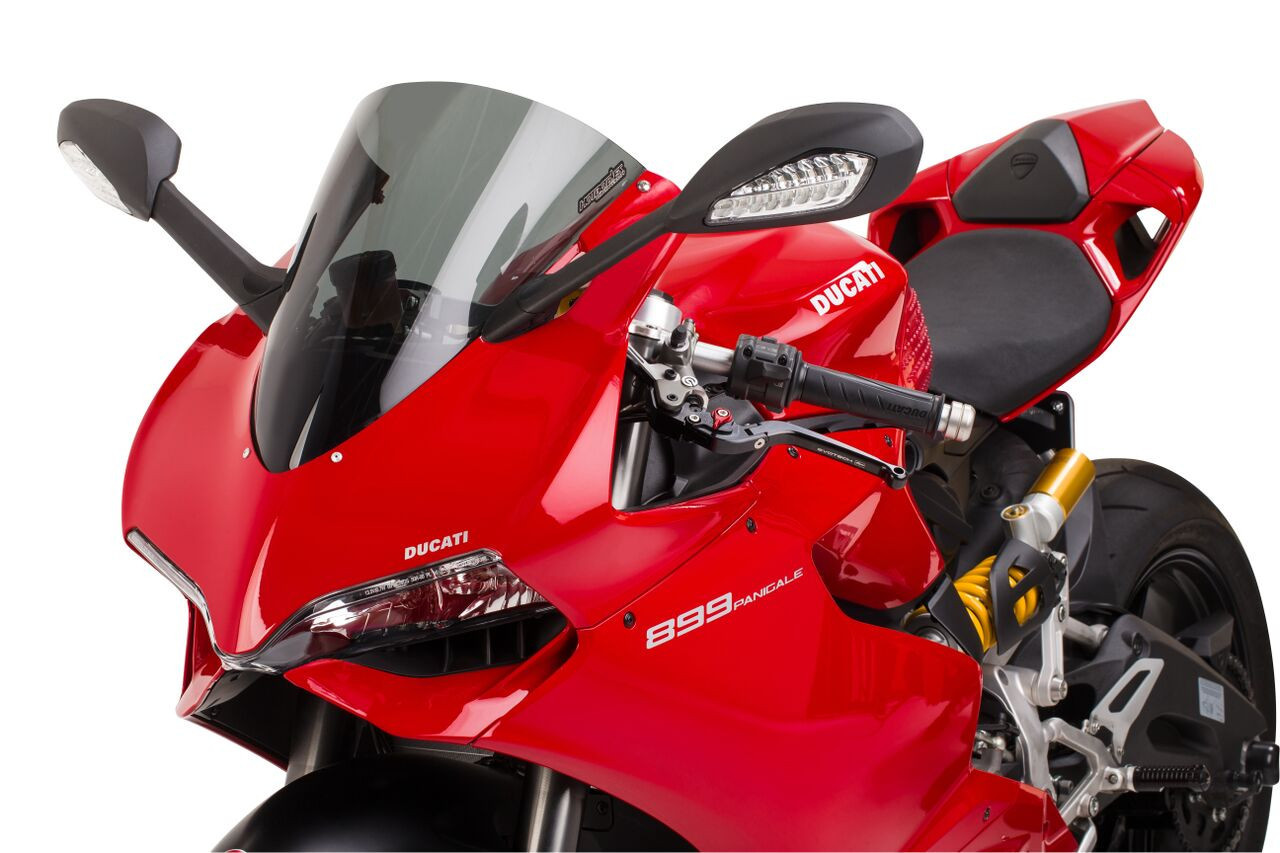 Scratched Tall Windscreen Dark Smoke - Image 3