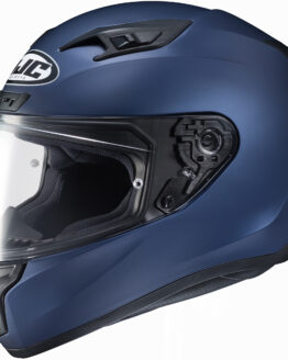 i10 Semi-Flat Metallic Blue Full-Face Street Helmet Small