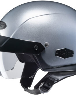 IS-Cruiser Silver Open-Face Half Helmet Large