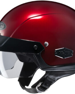 IS-Cruiser Wine Red Open-Face Half Helmet X-Large