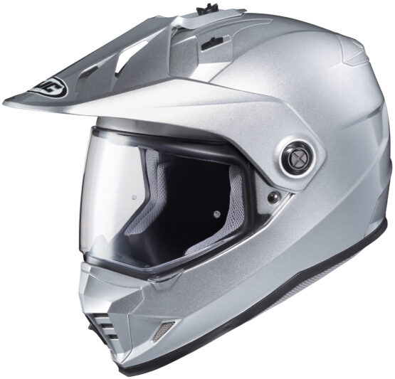 DS-X1 Silver Dual-Sport Helmet X-Large