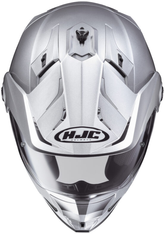 DS-X1 Silver Dual-Sport Helmet X-Large - Image 2