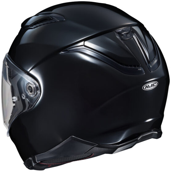 F70 Solid Black Full-Face Street Helmet X-Small - Image 4