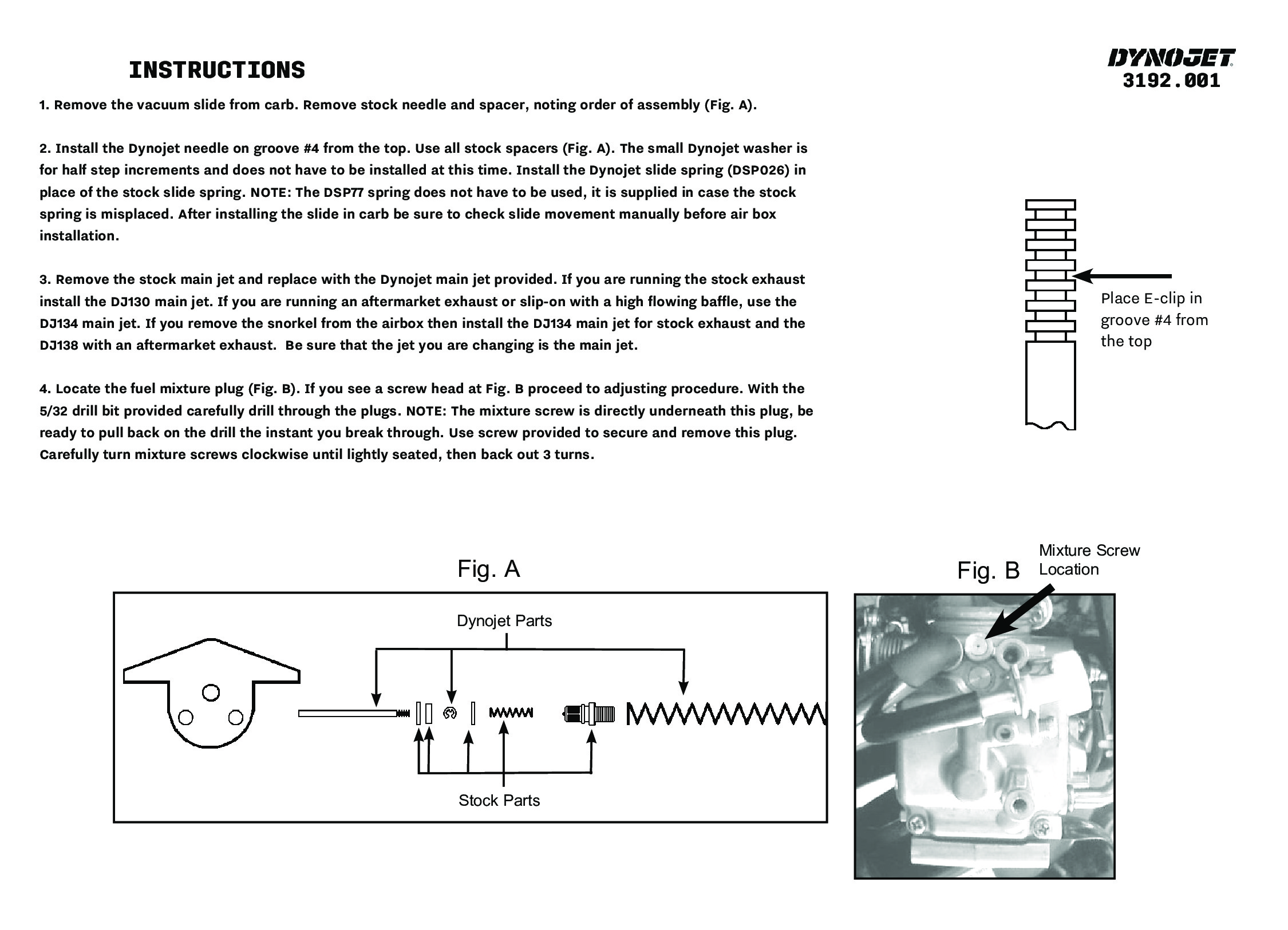 Dynojet Stage 1 & 2 Jet Kit Black Fits 19-24 Suzuki DR-Z400SM - Image 4