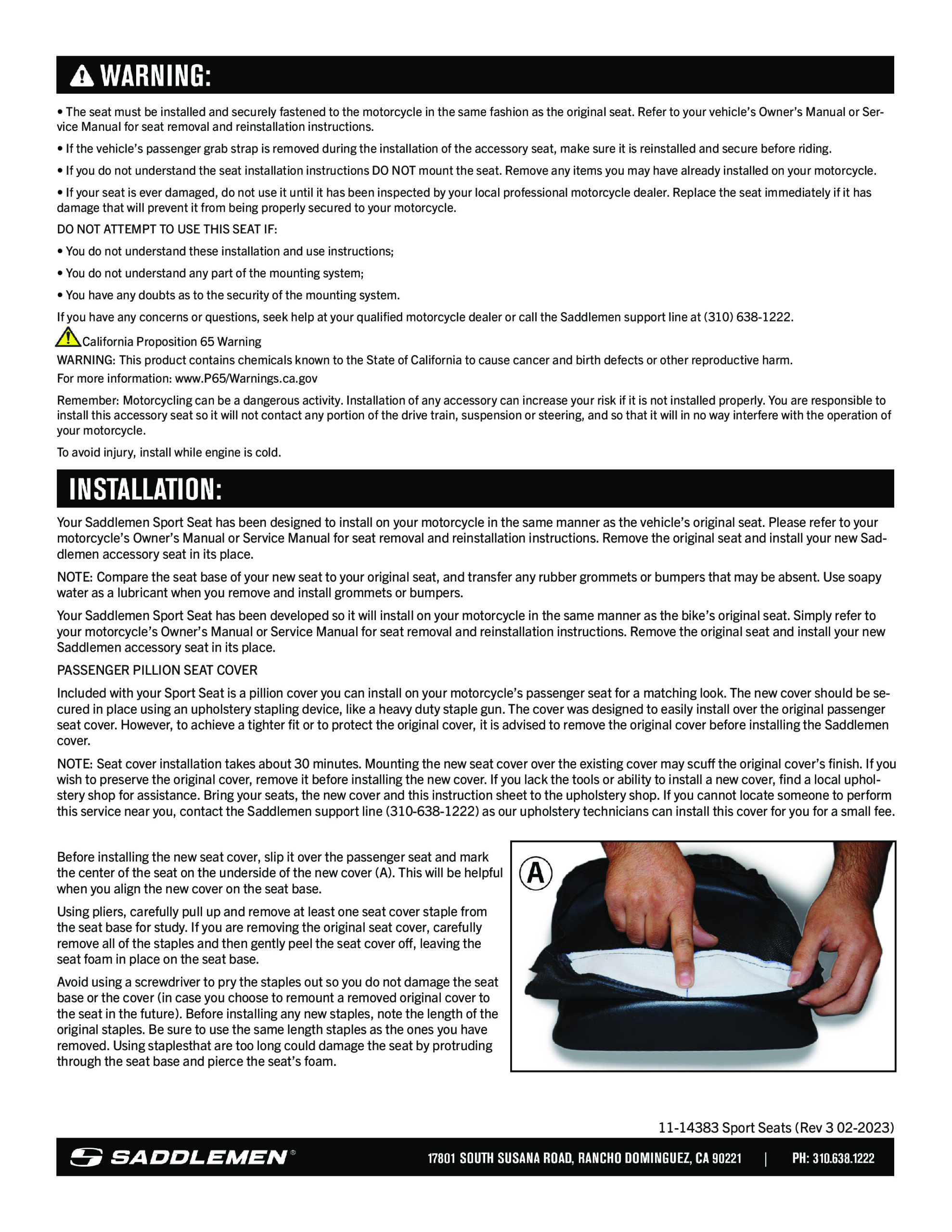 GP-V1 Gel Core Seat & Passenger Seat Cover - Image 3