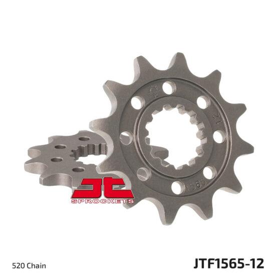 Front Steel Countershaft Sprocket - 12 Tooth 520 - Image 2