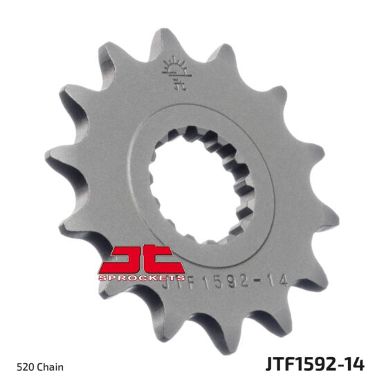 Front Steel Countershaft Sprocket - 14 Tooth 520 - Image 2
