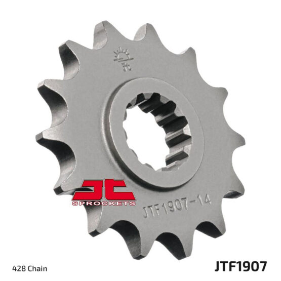 Front Steel Countershaft Sprocket - 14 Tooth 428 - Image 2