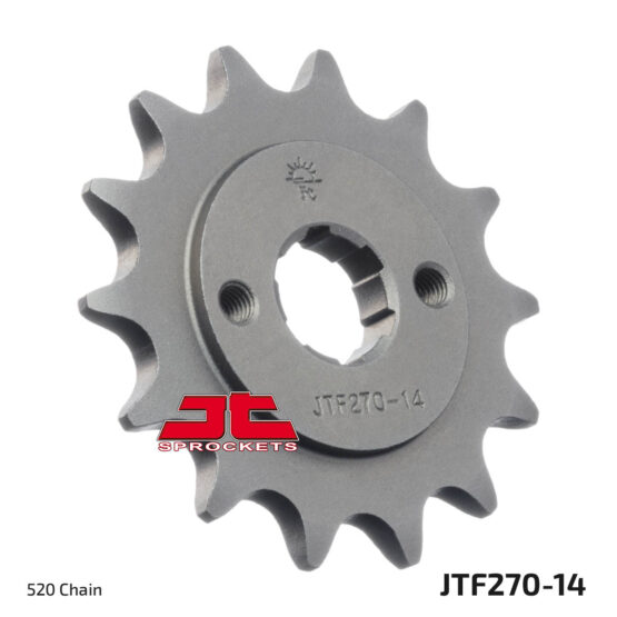 Front Steel Countershaft Sprocket - 14 Tooth 520 - Image 2