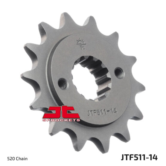 Front Steel Countershaft Sprocket - 14 Tooth 520 - Image 2
