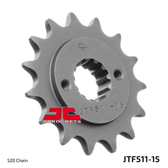 Front Steel Countershaft Sprocket - 15 Tooth 520 - Image 2