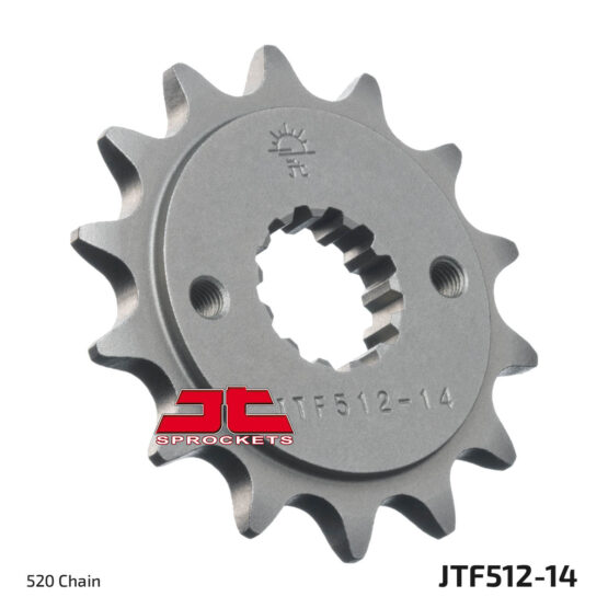 Front Steel Countershaft Sprocket - 14 Tooth 520 - Image 2