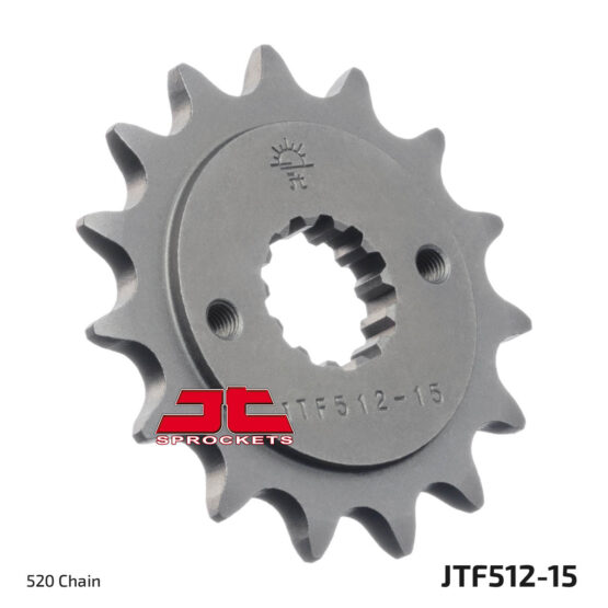 Front Steel Countershaft Sprocket - 15 Tooth 520 - Image 2