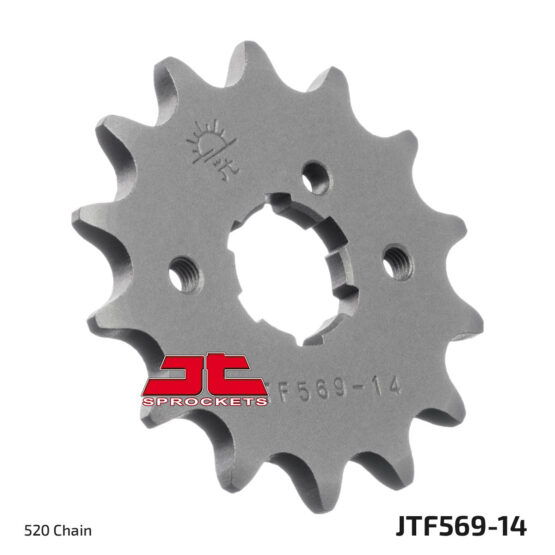 Front Steel Countershaft Sprocket - 14 Tooth 520 - Image 2