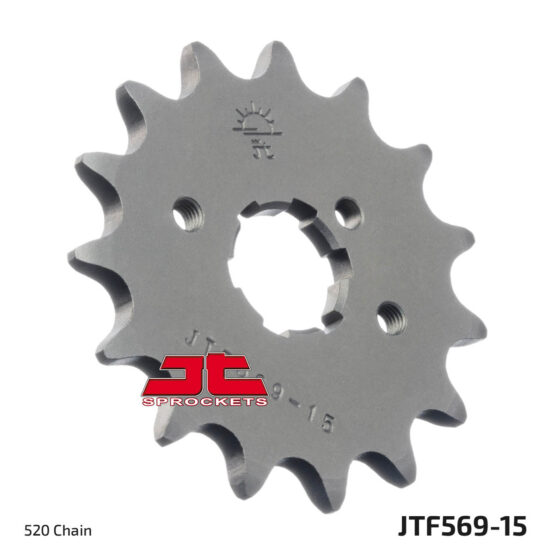 Front Steel Countershaft Sprocket - 15 Tooth 520 - Image 2