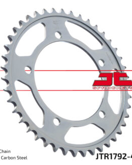 Steel Rear Sprocket - 43 Tooth 525