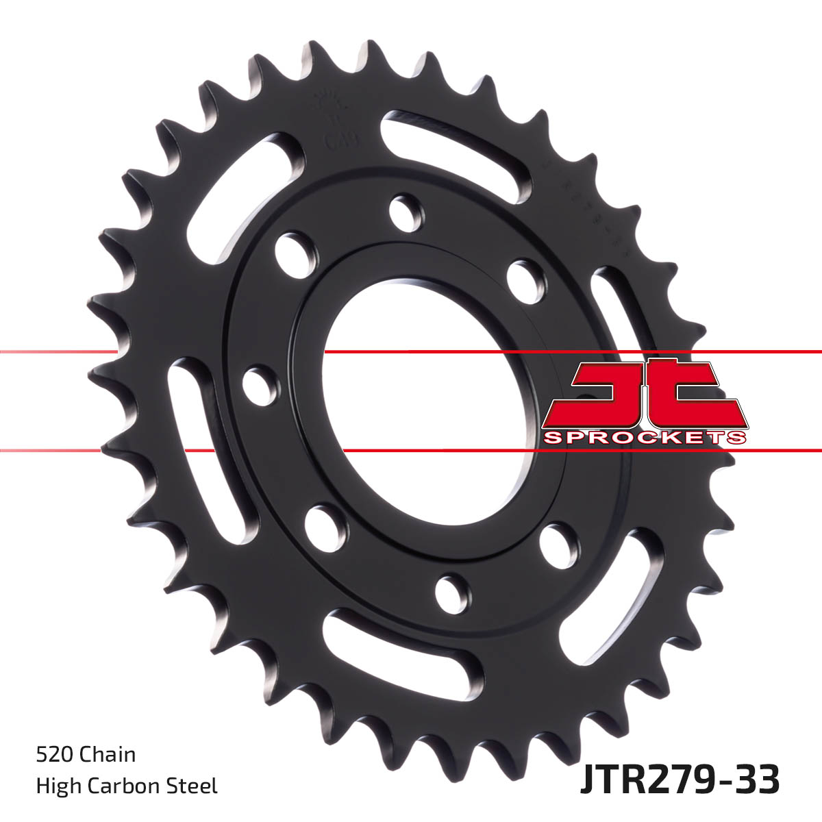Steel Rear Sprocket - 33 Tooth 520 - Image 3