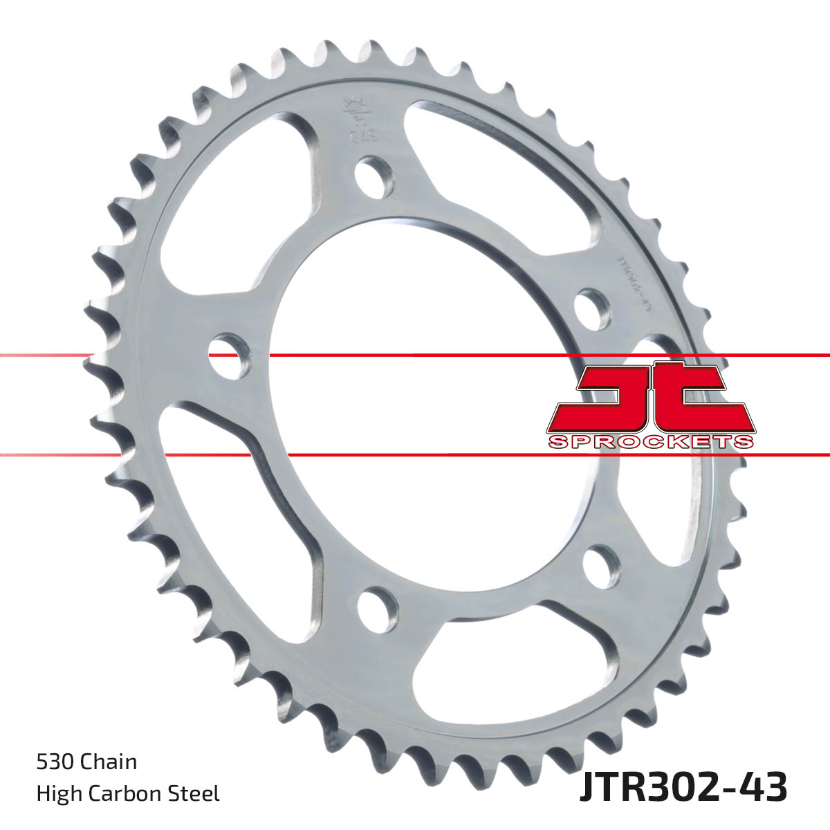 Steel Rear Sprocket - 43 Tooth 530 - Image 3