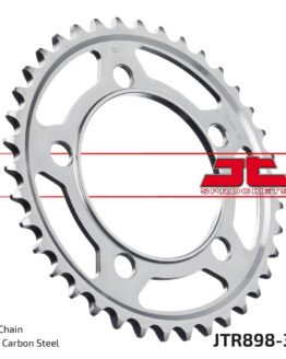 Steel Rear Sprocket - 38 Tooth 525