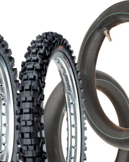 Maxxcross IT 80/100-21 & 100/100-18 Front & Rear Motorcycle Tires Kit w/ Tubes