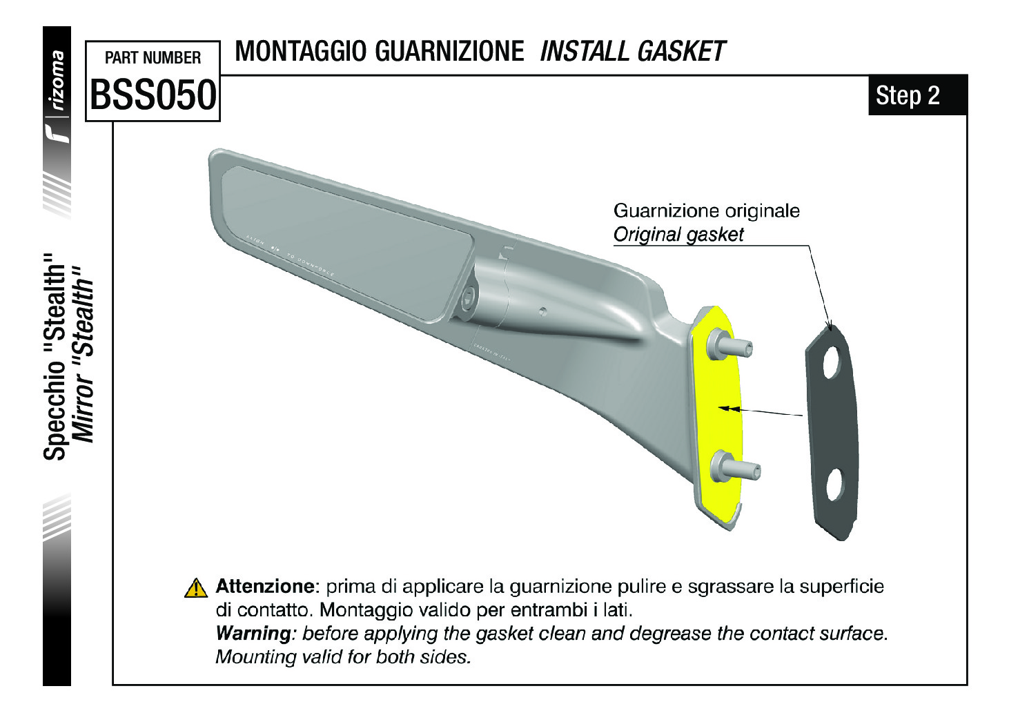Rizoma Black Stealth Winglet Mirrors Pair Fits 19-23 Suzuki GSXR1000 - Image 8