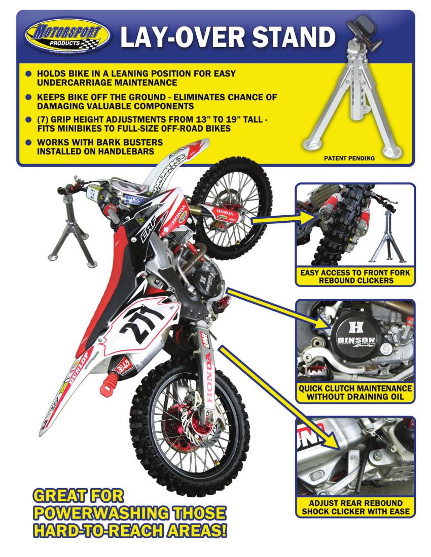 Lay Over Offroad Motorcycle Stand - Image 3