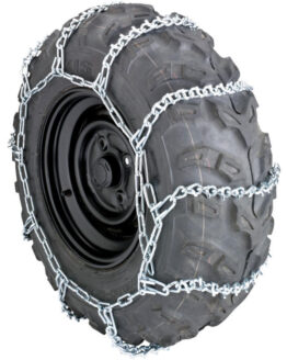 ATV/UTV 10-V Bar Snow Chains - Fits Most 23X11.00-10 To 26X11.00-12 - 1 Pair