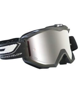 Pro Grip 3204 MX Goggles Matte Black Frame Silver Iridium Lens