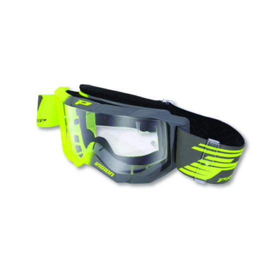 3300 Vision MX Goggles - Yellow & Gray w/ Clear Lens - Image 2