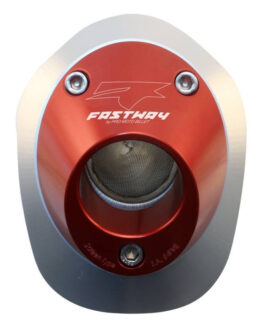 Spark Arrestor Exhaust End Cap - Red