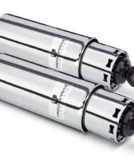 13.5" Full Cover 412 Series Shocks Chrome
