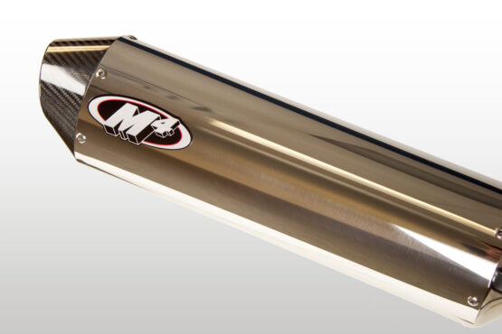Polished Bolt On Exhaust Muffler