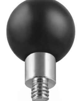 Ram Adapter - 1" Ball With 1/4"-20 Male Threaded Post For Cameras