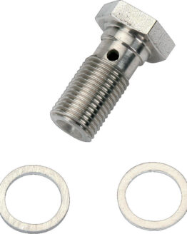Russell CycleFlex Universal Brake Line Fitting - 7/16"-24 banjo bolt