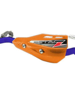 Drop Handguard Handlebar Armor / X2 Protector Kit - 7/8" Orange / Blue