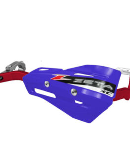 Drop Handguard Handlebar Armor / XC Protector Kit - 1-1/8" Blue / Red