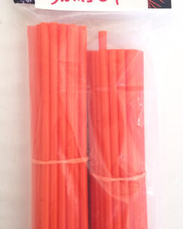 Spoke Skins Custom Colored Spoke Covers - KTM Orange, Front/Rear Set