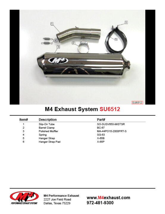 Polished Slip On Exhaust - Image 2