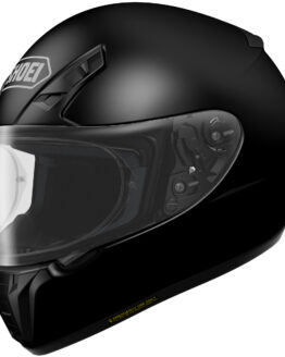 RF-SR Solid Black Full-Face Motorcycle Helmet Medium