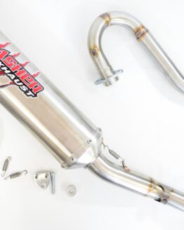 Stainless Full Motorcycle Exhaust w/SA