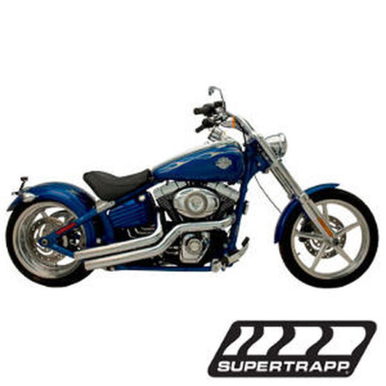 Mean Mothers Side Swipes Exhaust - Chrome