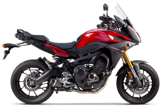 Two Brothers S1R Carbon Fiber Full Exhaust Black Fits Yamaha FZ09 MT09 XSR900 - Image 2