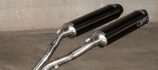 Carbon Fiber Dual Slip On Exhaust