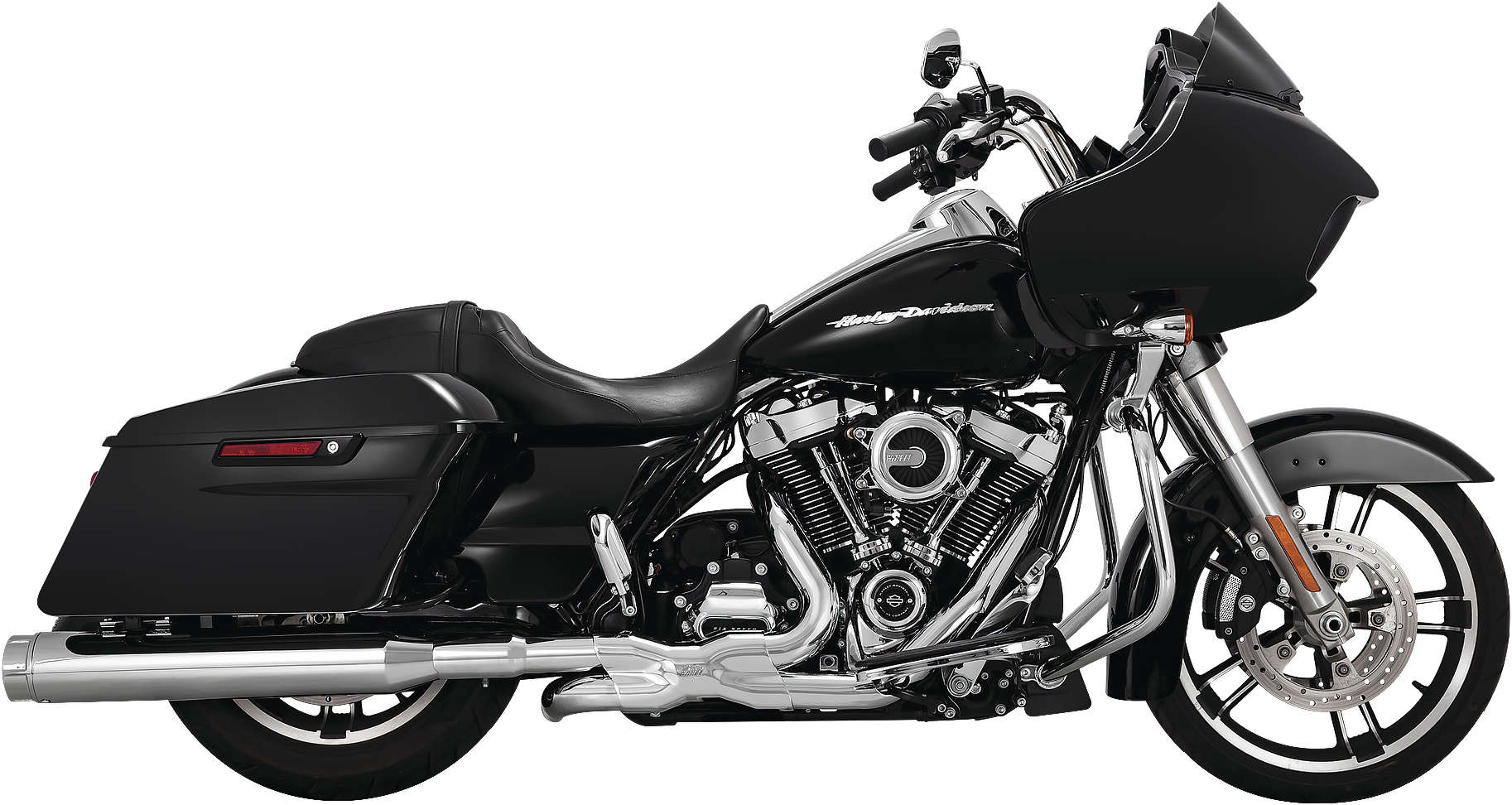 Chrome Torquer 450 4.5" Slip On Exhaust Mufflers - Image 3