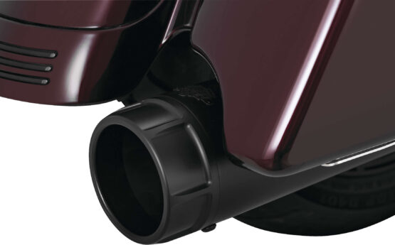 Black Torquer 450 4.5" Slip On Exhaust Mufflers - Image 4