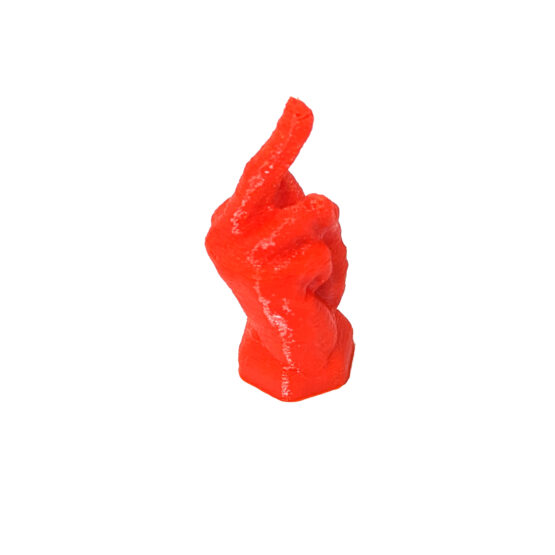 "The Bird" Valve Stem Dust Caps - Red, Pair - Image 3