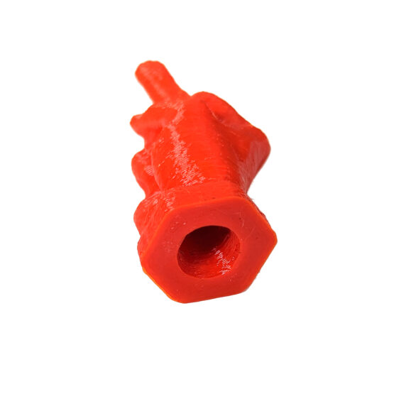 "The Bird" Valve Stem Dust Caps - Red, Pair - Image 5