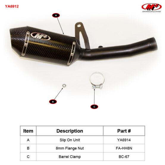 Carbon Fiber Muffler Slip On Exhaust System - Image 5