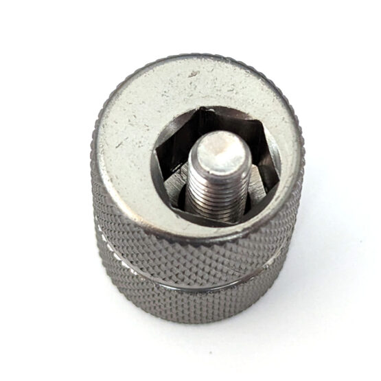 Zeta 23mm Replacement Tip for Revolver Shift Levers - Silver - Image 2
