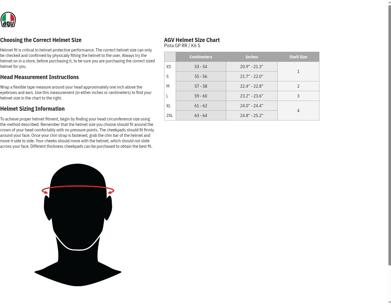 AGV K1 S Solid Helmet White Large - Image 5